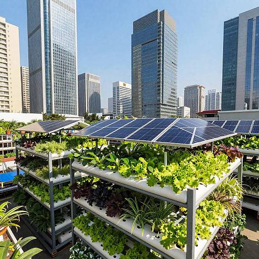 Futuristic Sustainable Vertical Urban Farm