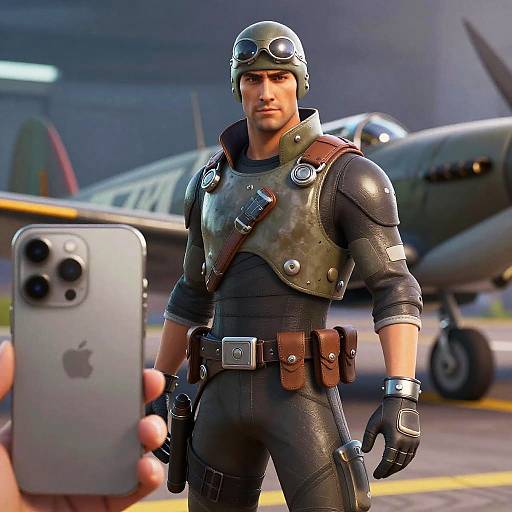 Photorealistic Fortnite Commando Spitfire