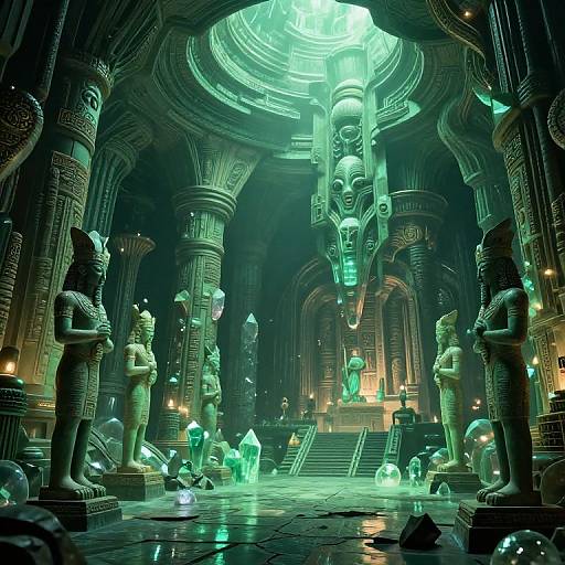 Alien Subterranean Temples of Amenti