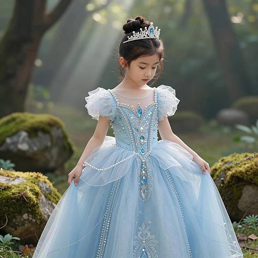 Enchanting Portrait of a Young Princess