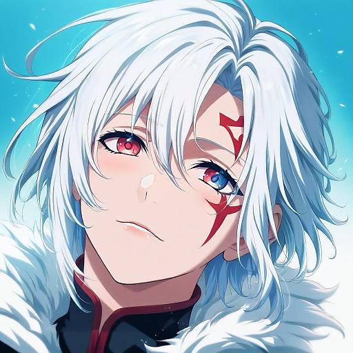 Illustration of Allen walker, d.gray-man in the style of Moisture (chichi)