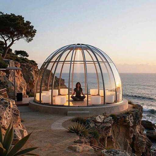 Cliffside Sunrise Sound Healing Amphitheater