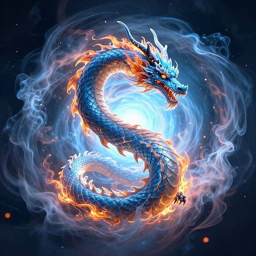 Luminous Serpentine Dragon Portal