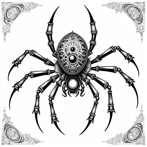 Vintage Mechanical Spider at Victorian Fairground
