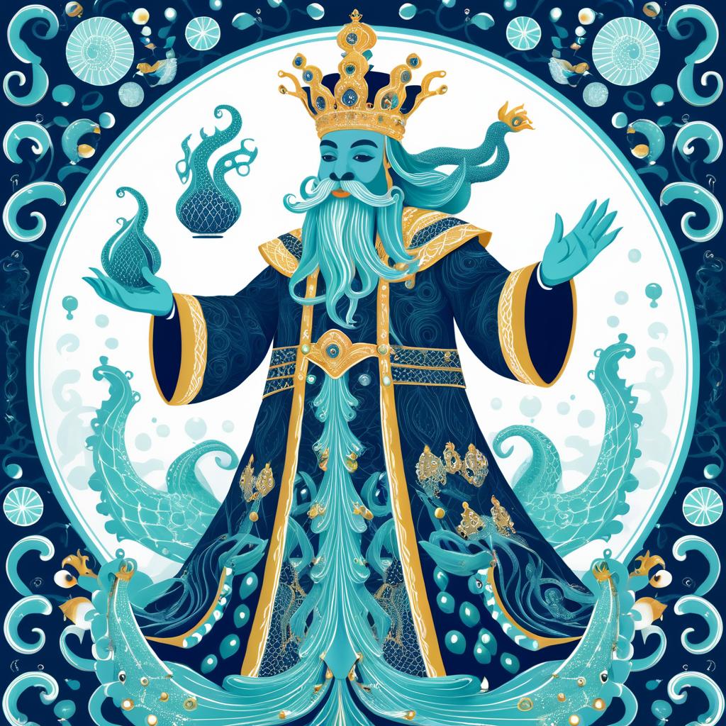 Regal Octopus Monarch with Treasures