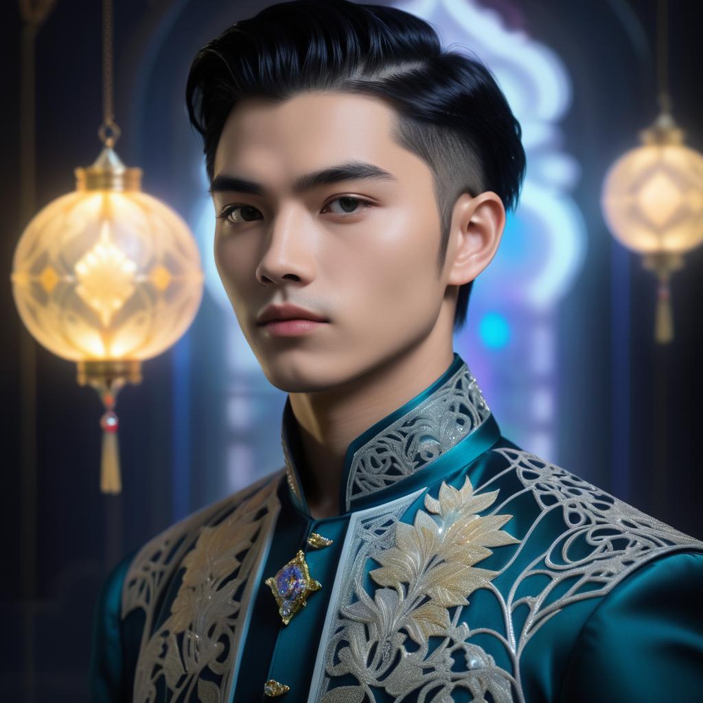 Fantasy Portrait of a Young Asian Man