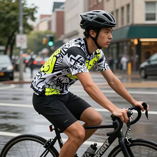 Graffiti Street Art Cyclist Shirt