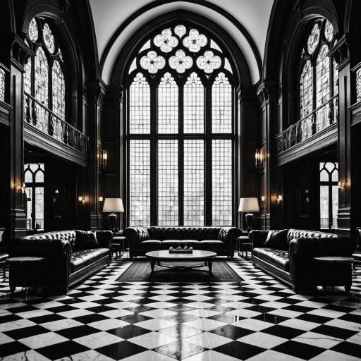 Luxurious Vintage Hotel Reception