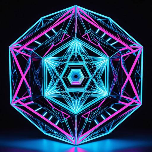 Fluorescent Polyhedron in Extra Dimensions