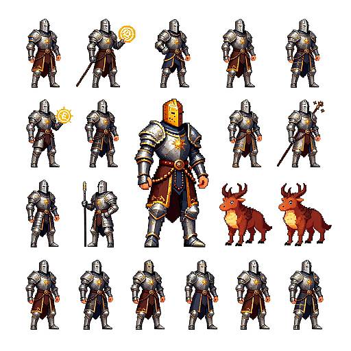 Fantasy RPG Character Sprite Generator