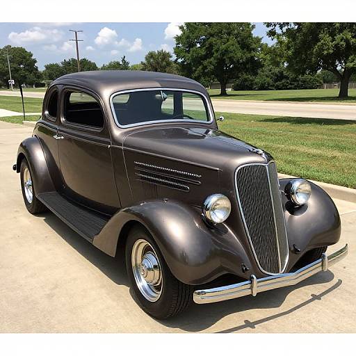 Vintage 1937 Ford Coupe Texas Sale