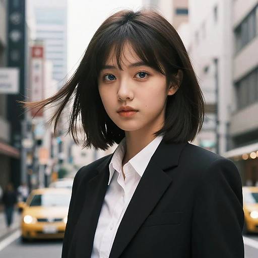 Photo-Realistic Portrait of Chinese Girl