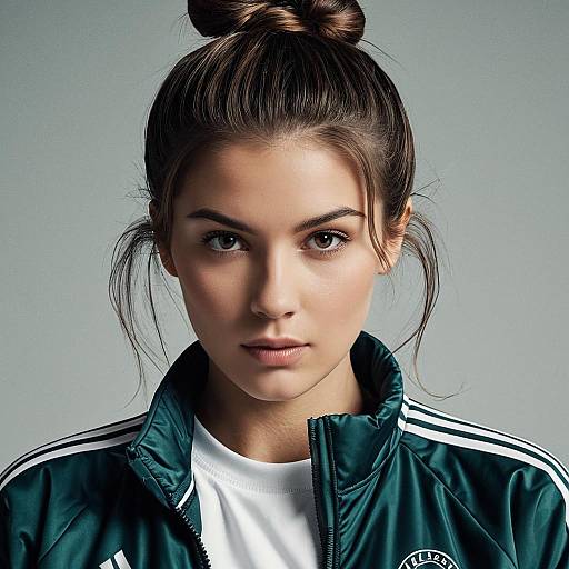 Realistic Solo Portrait in Athletic Wear