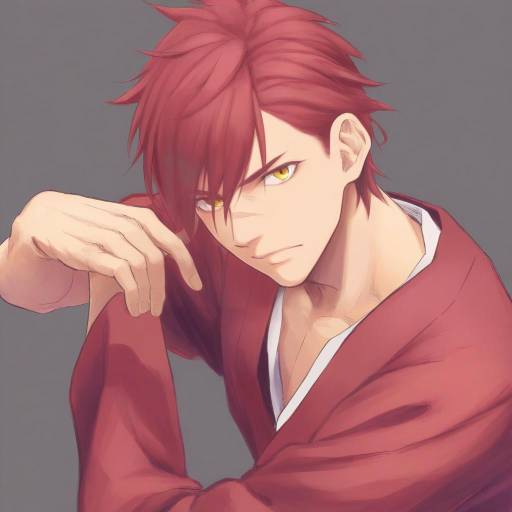 Illustration of Aizen kunitoshi, touken ranbu in the style of Nathaniel pennel