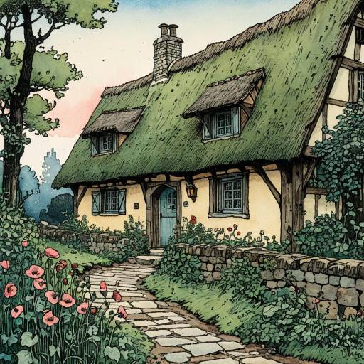 Charming Medieval Dutch Flemish Cottage