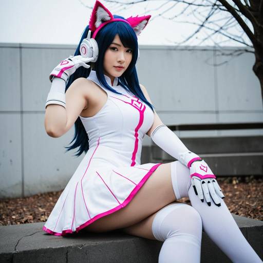 Stylish Kiriko Overwatch Cosplay Outfit