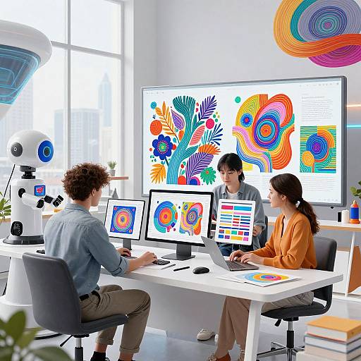 AI-Powered Creative Studio Visualization