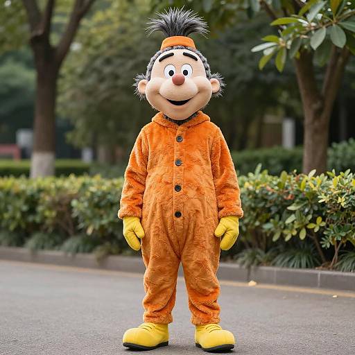 Photorealistic Lorax Costume Portrait