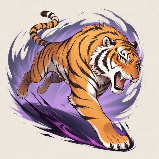 Intriguing South China Tiger Portrait Intriguing South China Tiger Portrait