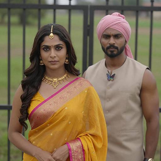 Intense Outdoor Portrait of a Couple