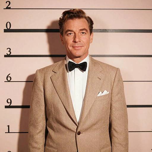 1950s Elegant Man Portrait