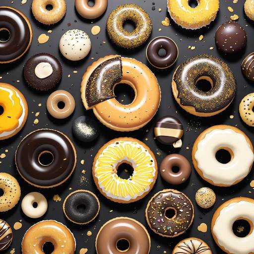Delicious Close-Up of Colorful Pastries