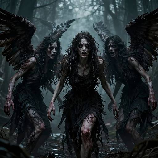 Corrupted Angels in Haunted Atmosphere