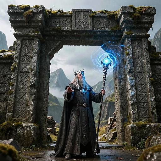 LOTR Wizard Unlocking Ancient Gate