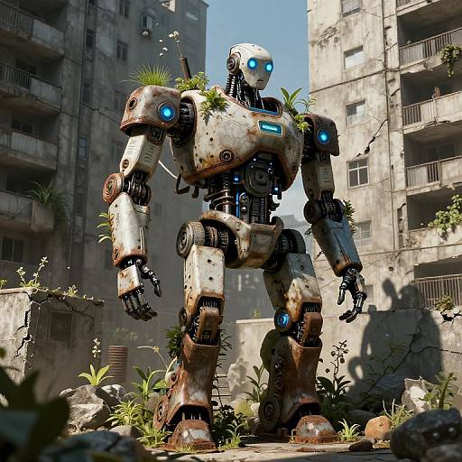 Dystopian Robotism with Organic Fusion