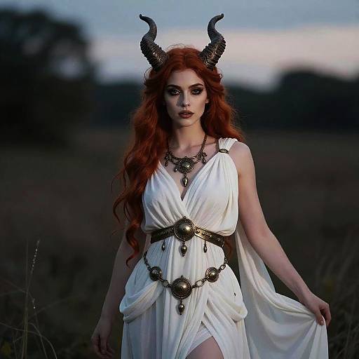 Photorealistic Lilith Goddess Portrait