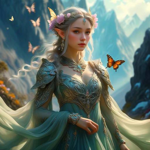 Enchanted Elven Warrior Portrait