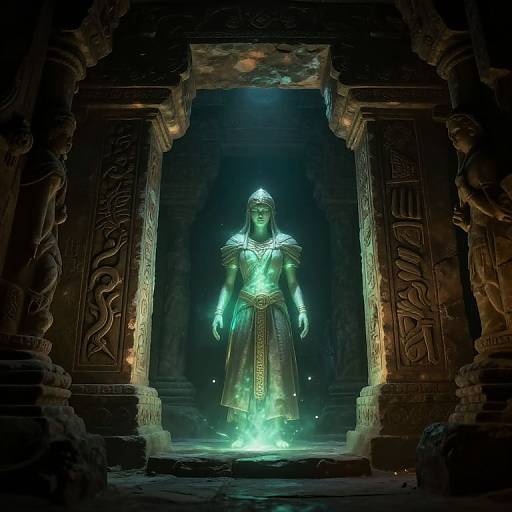 Nekoshoko in Mystical Underground Temple