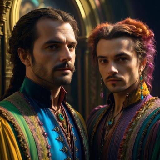 Portrait of Two Men in Renaissance Costumes