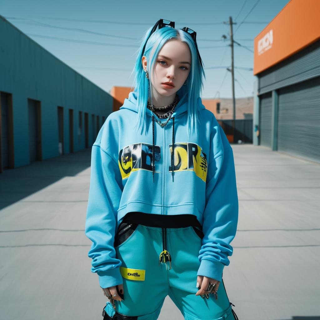 Billie Eilish in Edgy Orichi Fashion