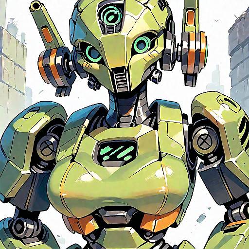 One-Eyed Assaultron: Post-Apocalyptic Feral Android
