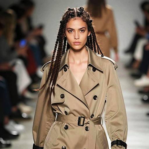 Medium Dreads Fashion Runway Portrait