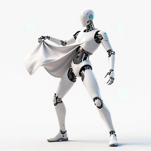 Futuristic Cybernetic Fashion Illustration