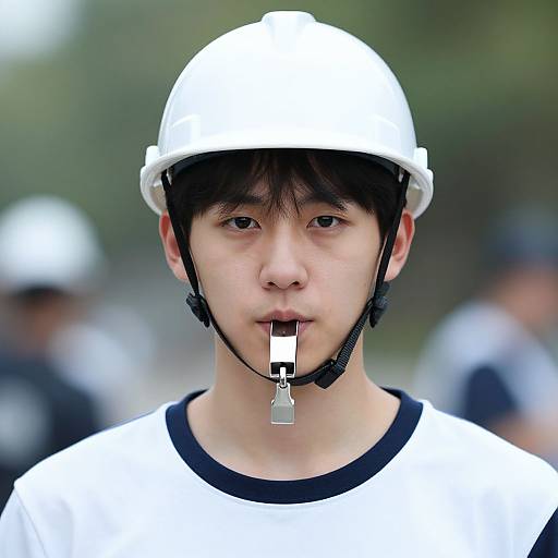 Realistic Male Crew Member Portrait