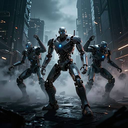 Dystopian Robots Movie Poster