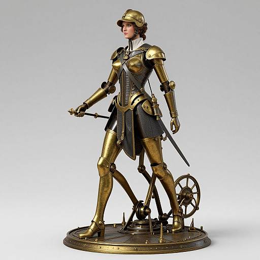 Victorian Mechanical War Woman