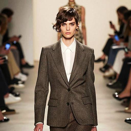 Wavy Faux Hawk on Female Model