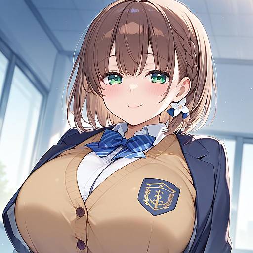 Illustration of Ai-chan (tawawa), getsuyoubi no tawawa in the style of Muryotaro