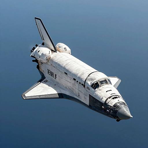 Photorealistic Astronaut Floating in Shuttle