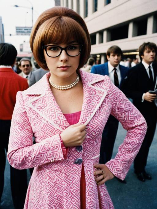 Stylish Austin Powers Cosplay Portrait
