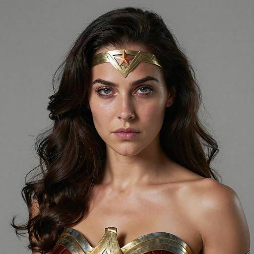 Epic Portrait of Wonder Woman Style