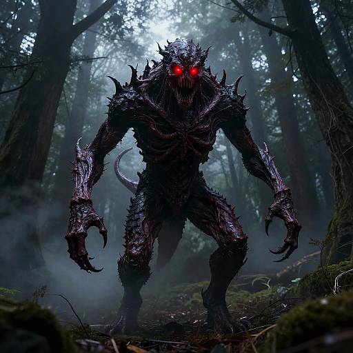 Twisted Monster in Haunted Forest