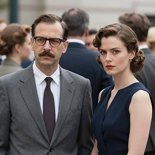 Mid-20th Century Couple Portrait