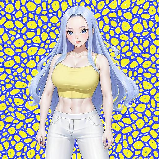 Illustration of Karen (pokemon), pokemon in the style of Fujikawa