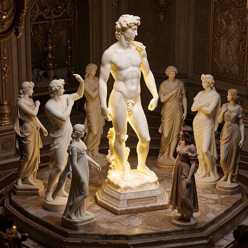 Isometric Surrealism with Sculptural Glow