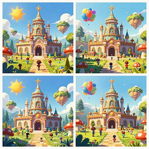 Colorful Fantasy Digital Collage